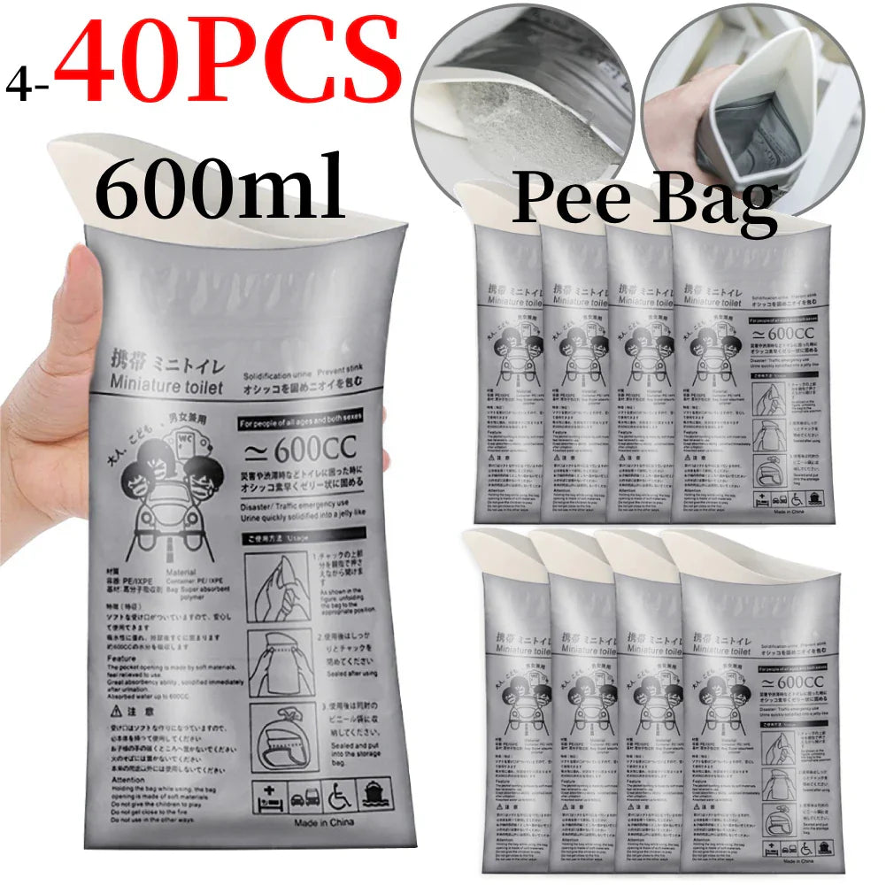 Emergency Portable Toilet Bags - Disposable Sanitary Kits - Befez