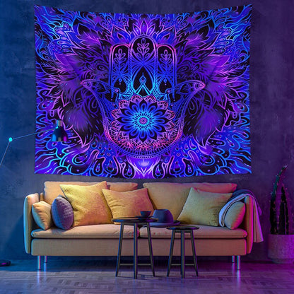 Vibrant Colorful Wall Hanging Tapestry