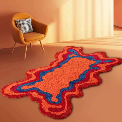 Vintage Style Woven Area Rug