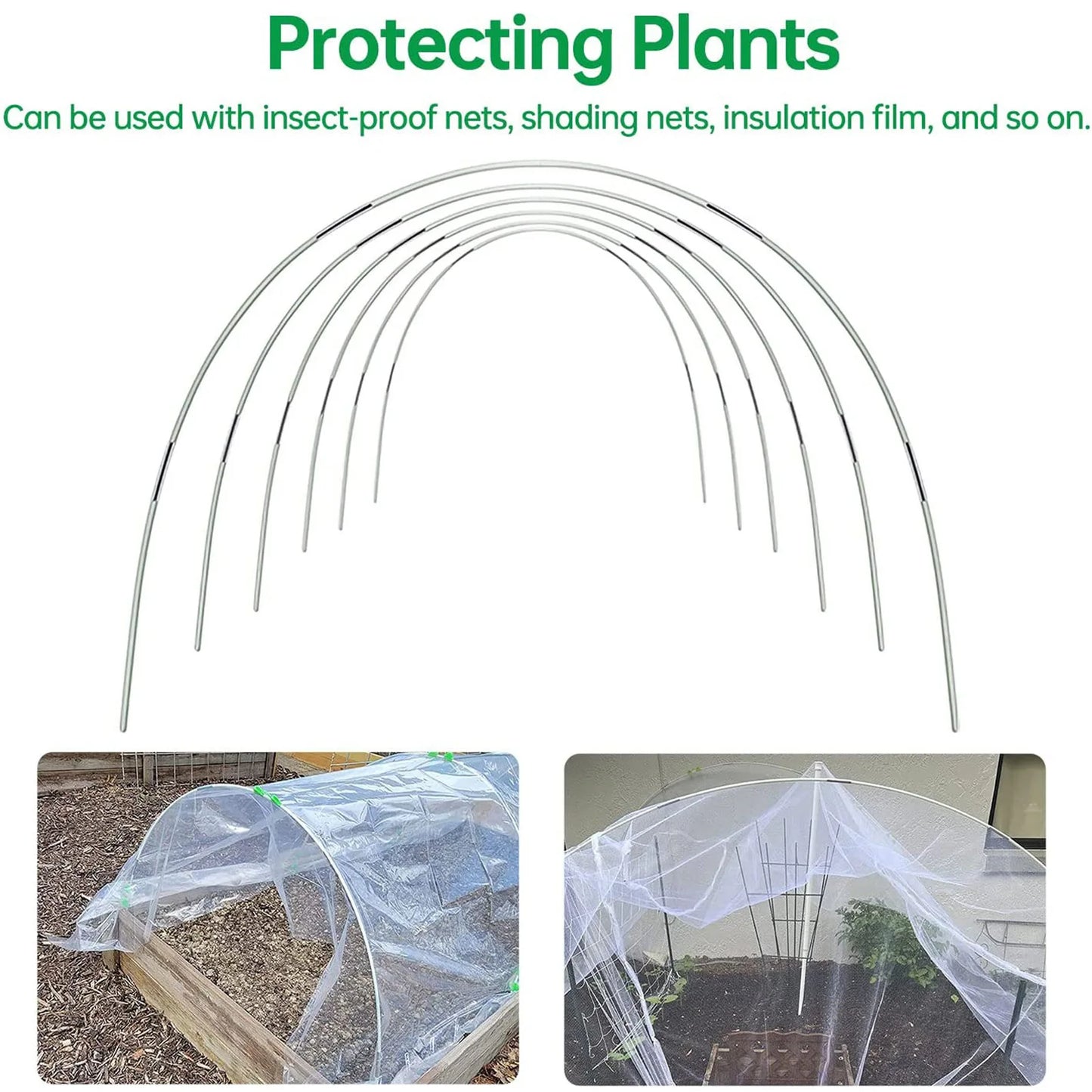 Easy Grow Garden Arch Kit with Connectors