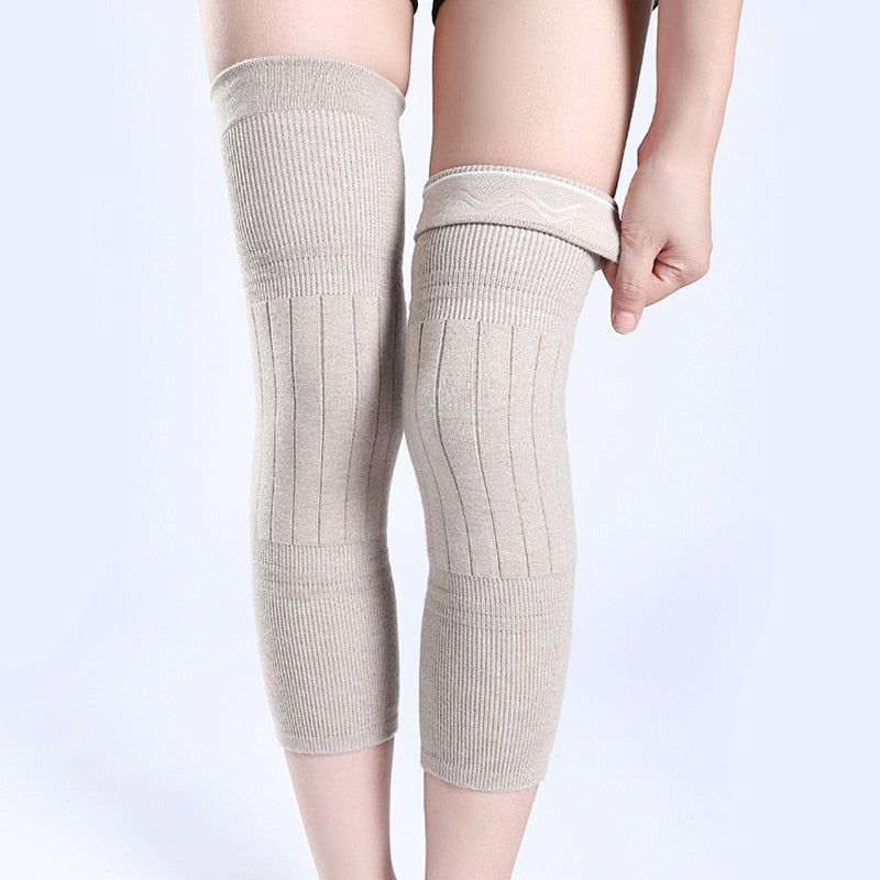 Cozy Thermal Knee Warmers for Cold Weather