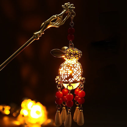 Shiny Fashionable Butterfly Hair Clip Lamp