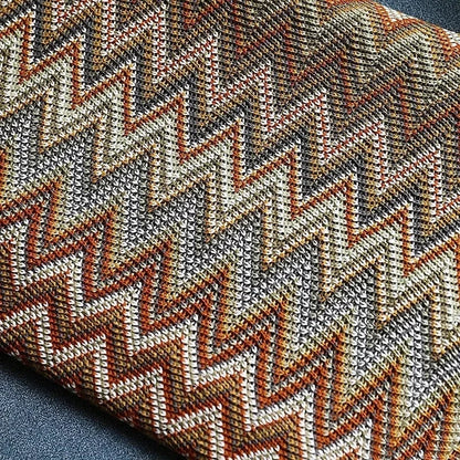 Cozy Fringe Throw Blanket Rustic Red Plush