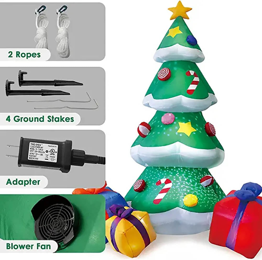 Large Inflatable LED Christmas Tree Decoration