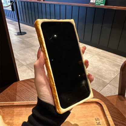 Cute 3D Toast Pattern Phone Cover