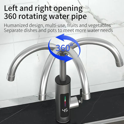 Fast Electric Kitchen Faucet - Instant Hot Water Tap