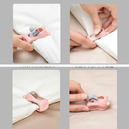 GripMaster | 4 Pack Teddy Bed Gripper Clips