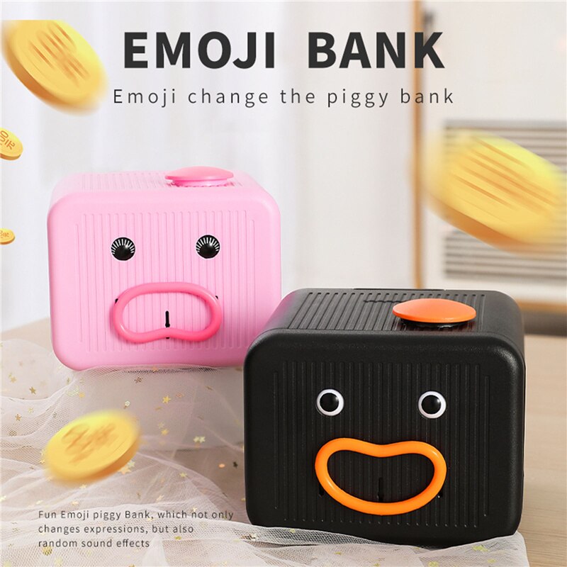 Cute Smiley Face Coin Saving Bank