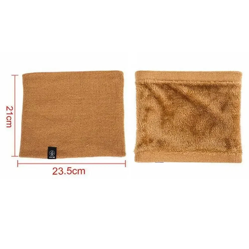 Cozy Fleece Lined Winter Scarf for Men and Women