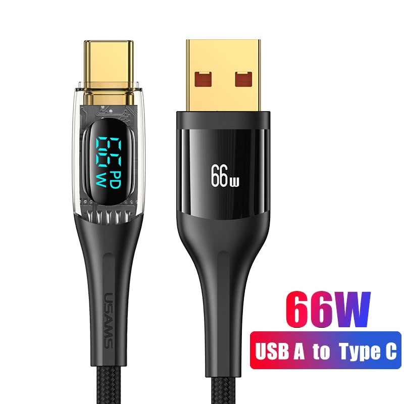 Quick Charge LED USB Fast Charging Cable
