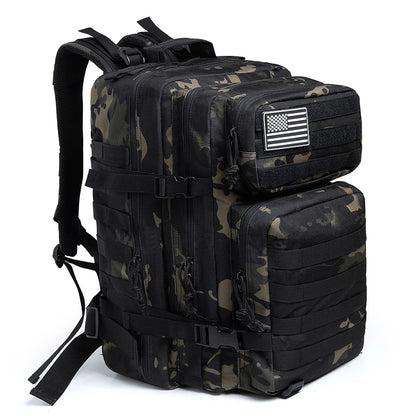 Durable 45L Tactical Backpack with Molle System - Khaki - Befez