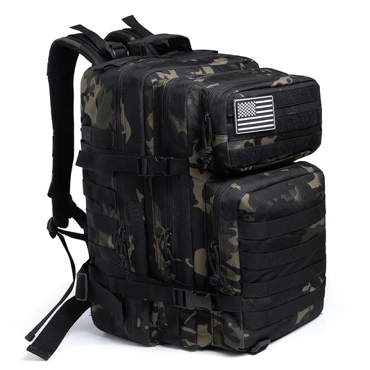 Durable 45L Tactical Backpack with Molle System - Khaki - Befez