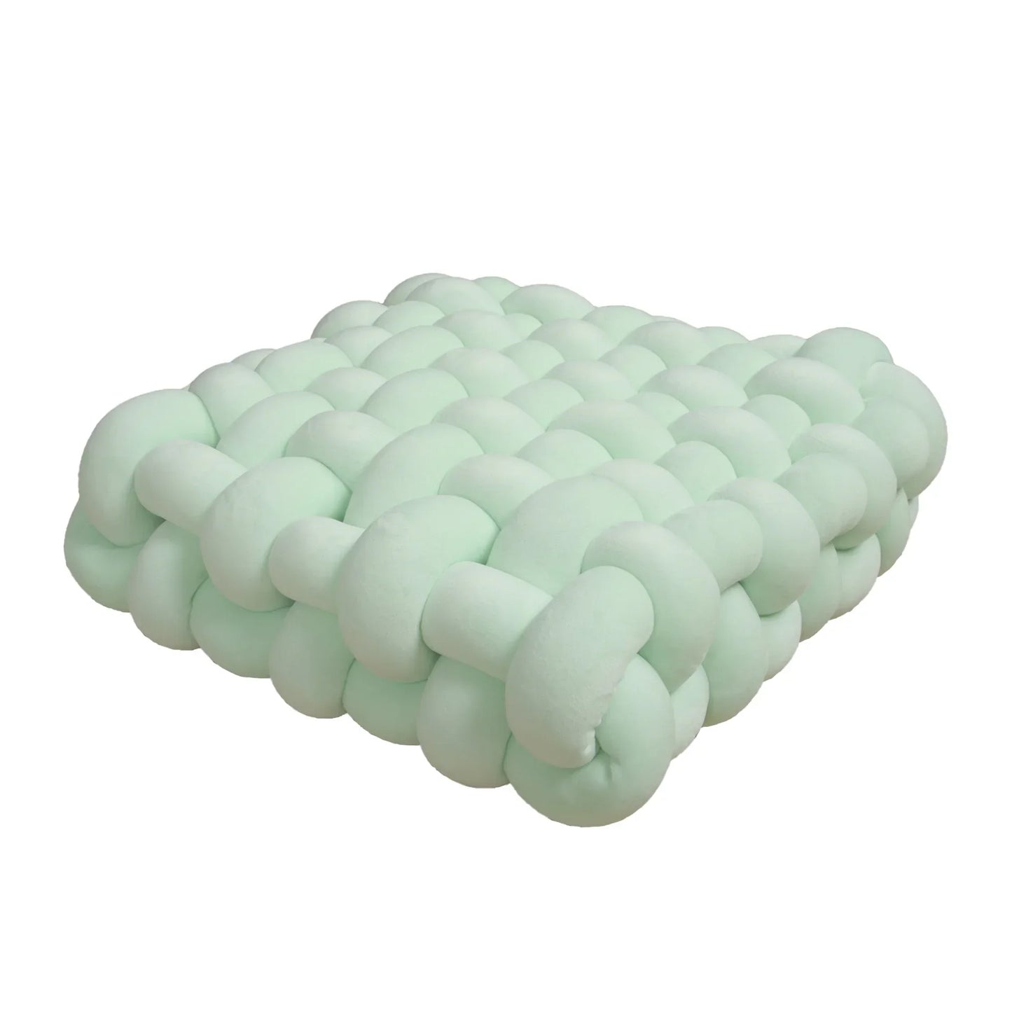 Plush Textured Knot Pillow