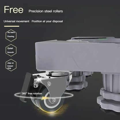 Heavy Duty Adjustable Appliance Roller Base