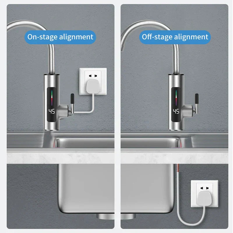 Fast Electric Kitchen Faucet - Instant Hot Water Tap