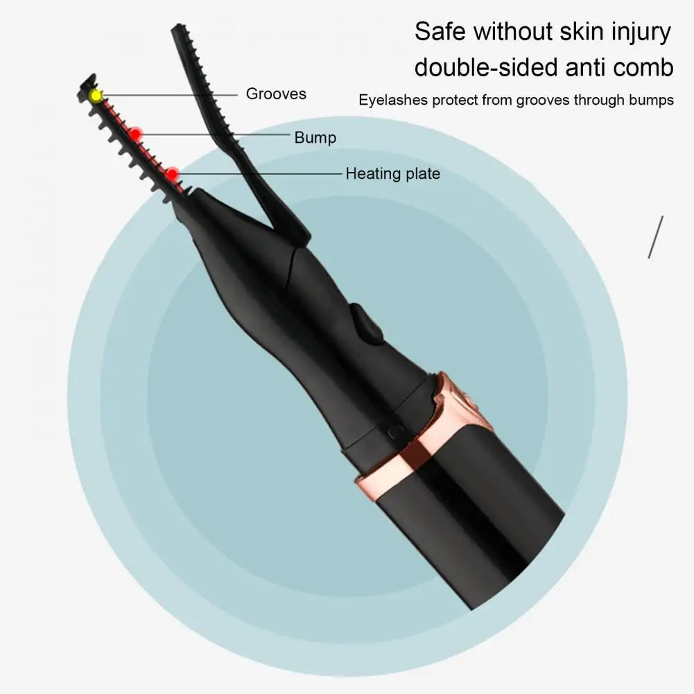 Easy to Use Heated Eyelash Curler Tool