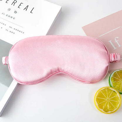 Silky Eye Mask with Ruffles for Sleep