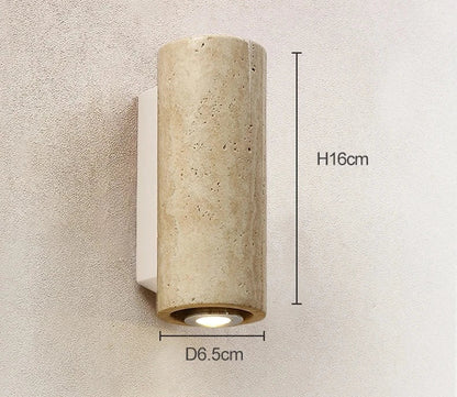 Natural Stone LED Wall Light Fixture