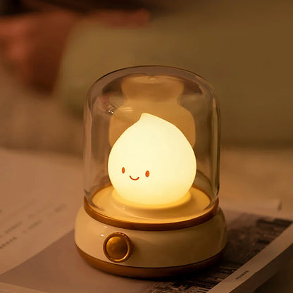Cozy LED Nightlight | Vintage Oil Lamp Style | USB Powered - Befez