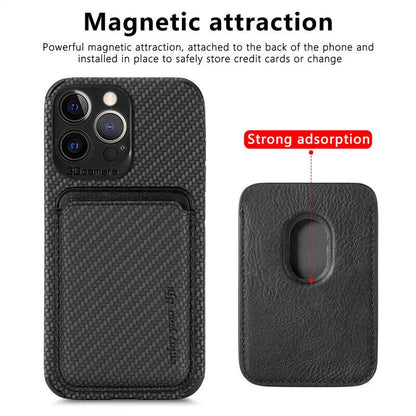 Thin MagSafe Phone Wallet Case for iPhone