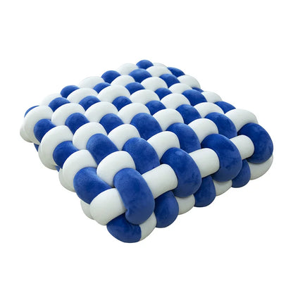 Plush Textured Knot Pillow