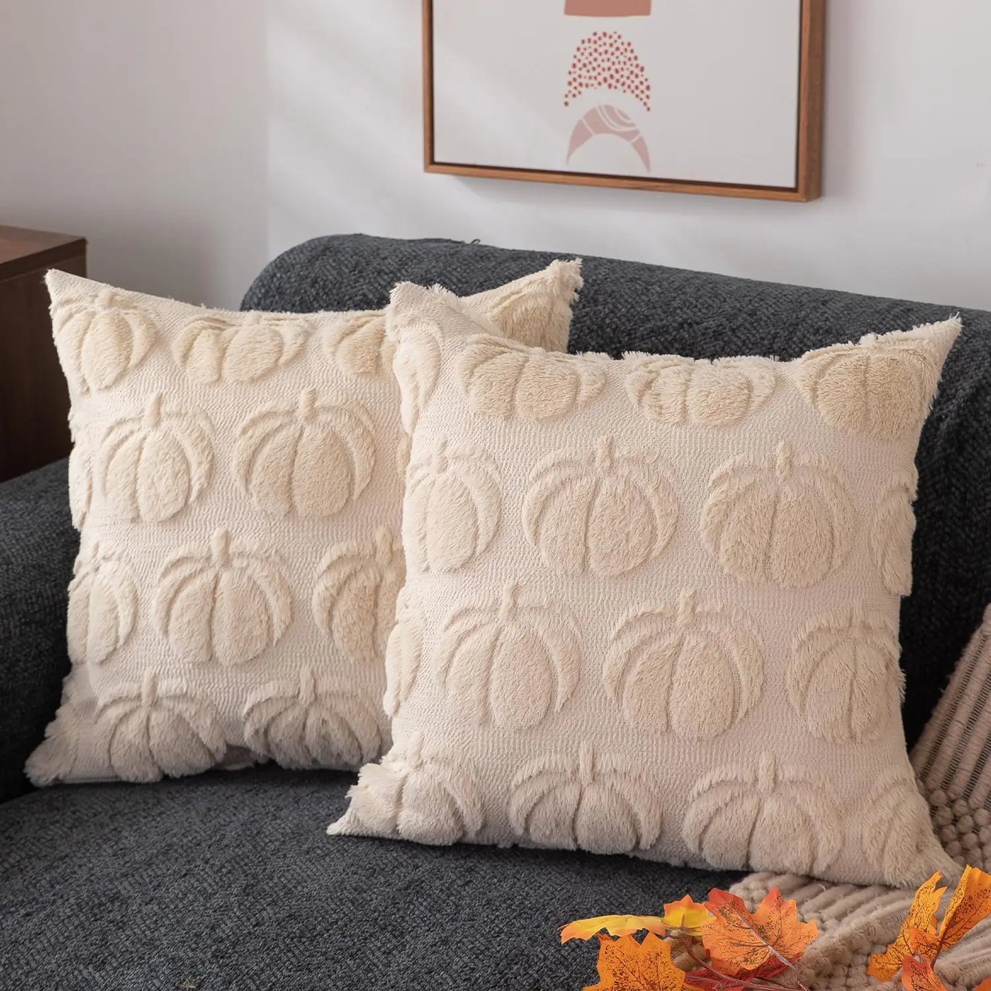 Cozy Faux Fur Fall Pillow Cover