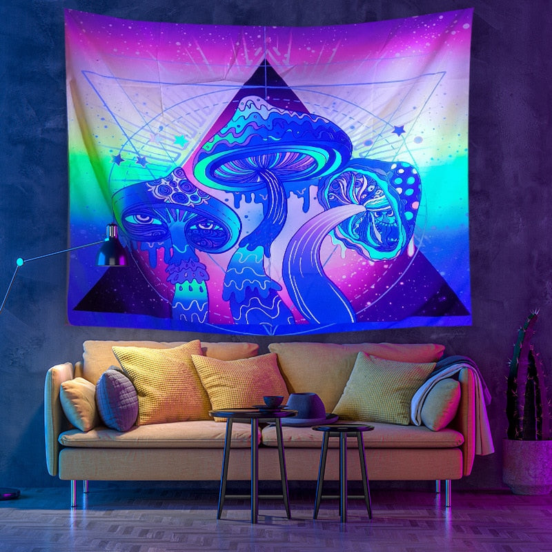 Vibrant Colorful Wall Hanging Tapestry