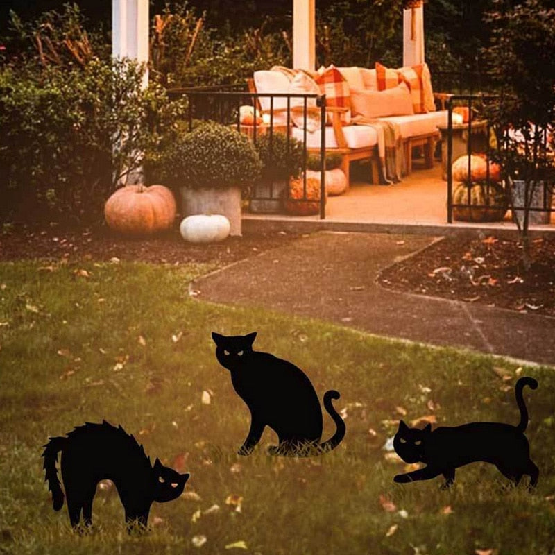Cute Kitty Outdoor Decor Figures