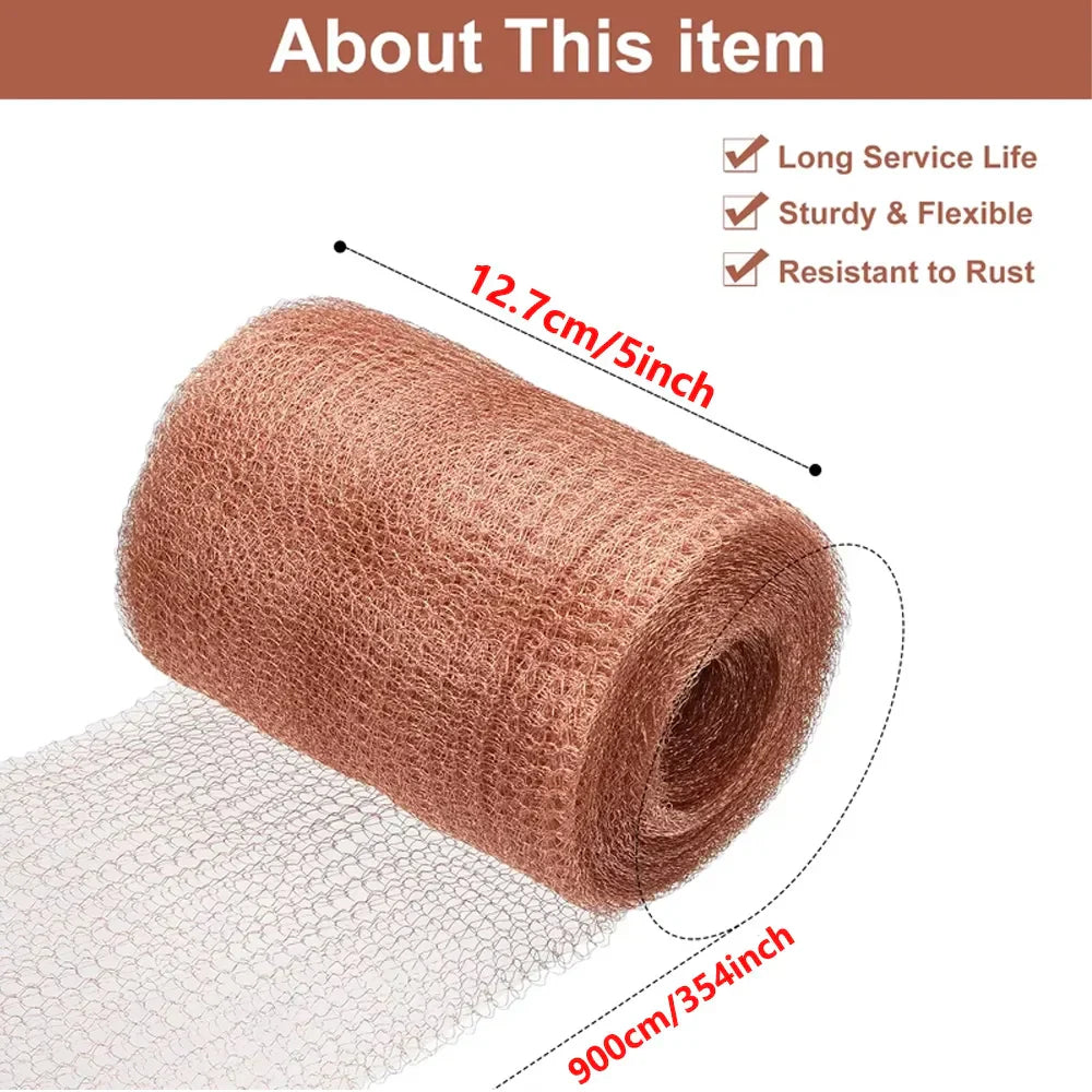 Garden Snail Barrier Copper Mesh Tape - Befez
