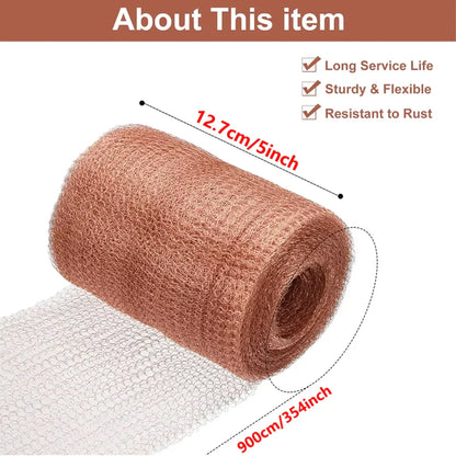 Garden Snail Barrier Copper Mesh Tape - Befez