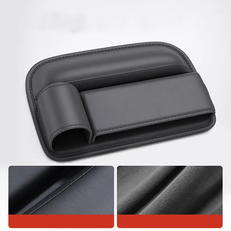 Car Seat Gap Storage Leather Cup Holder Organizer