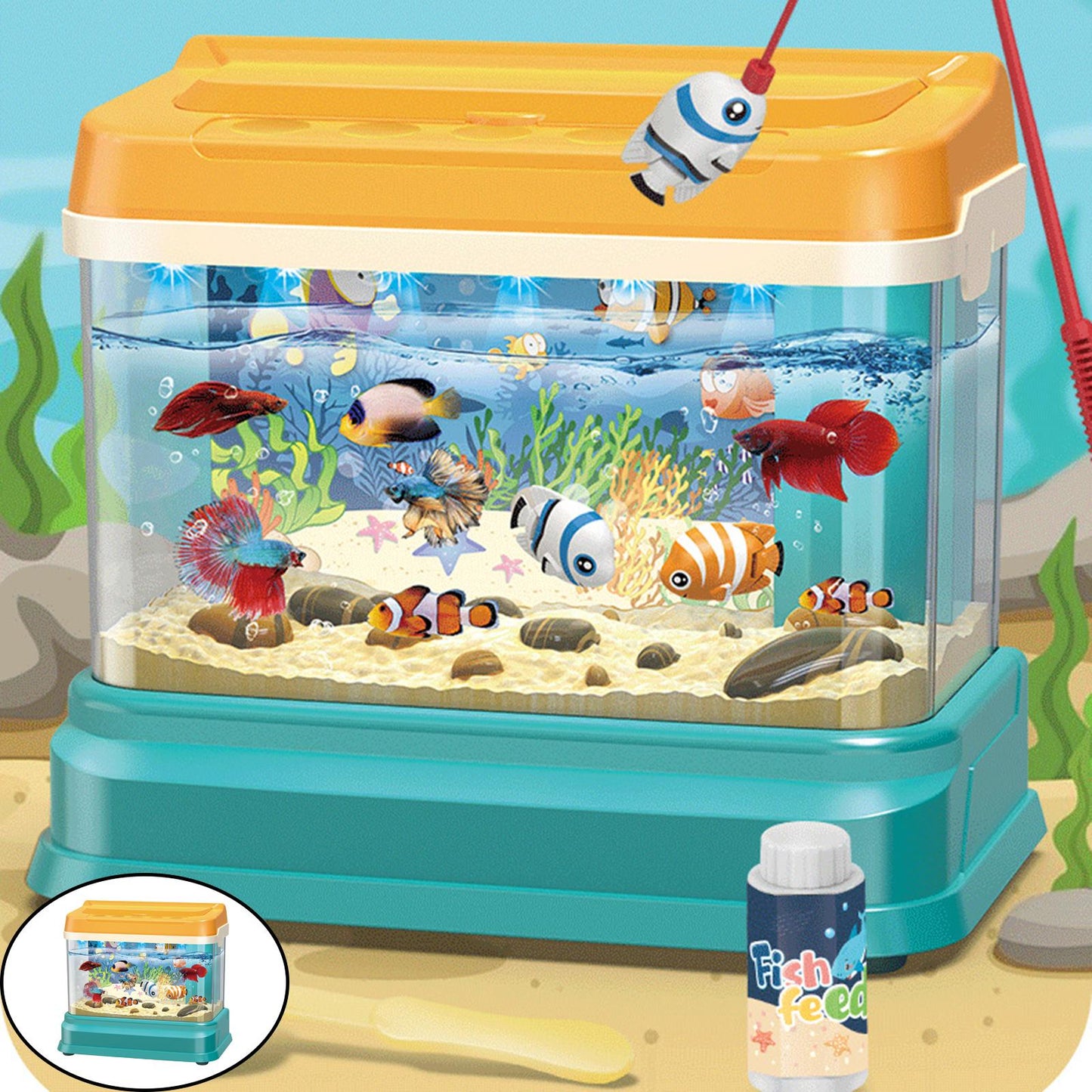 Colorful Fish Aquarium Toy for Kids