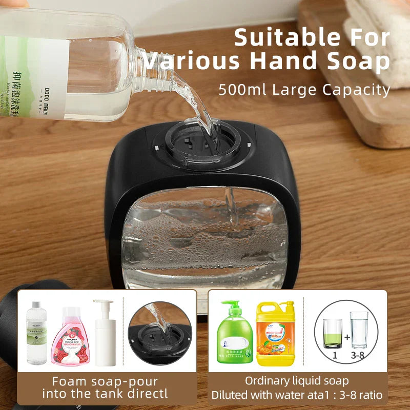 Touchless Wall Mount Automatic Foam Soap Dispenser