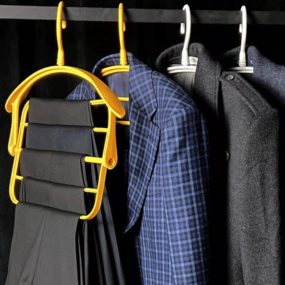 Space Saving 4-Tier Collapsible Closet Hanger