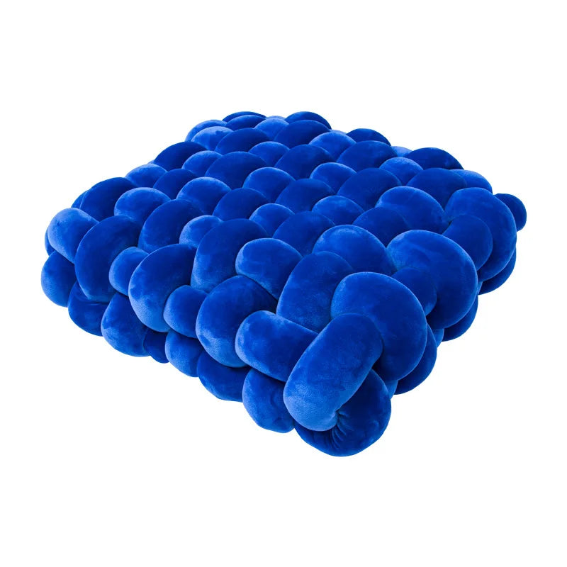 Plush Textured Knot Pillow