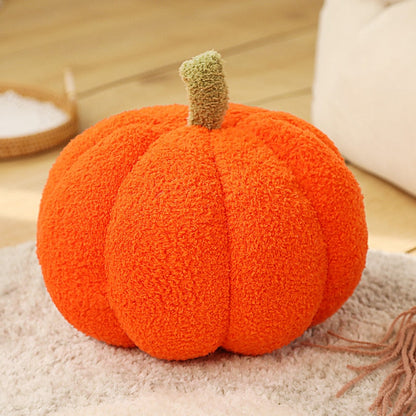 Cozy Orange Autumn Throw Pillows