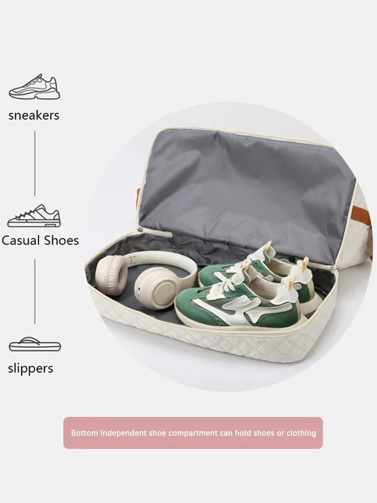 Spacious Sports Duffel Bag with Shoe Pocket