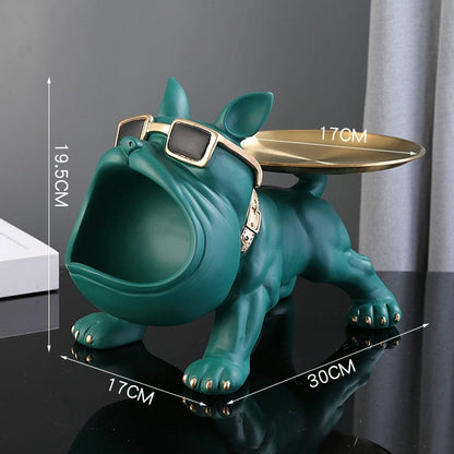 Cozy Bulldog Table Lamp