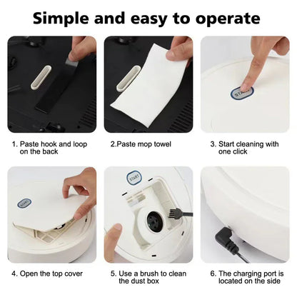 Ultra Powerful Robot Vacuum Cleaner 3-in-1 Mop