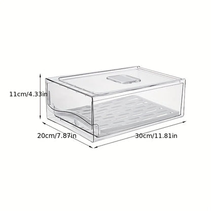 Compact Fridge Storage Container for Food & Produce