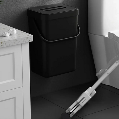 Space Saving Wall Mount Mini Bin with Lid