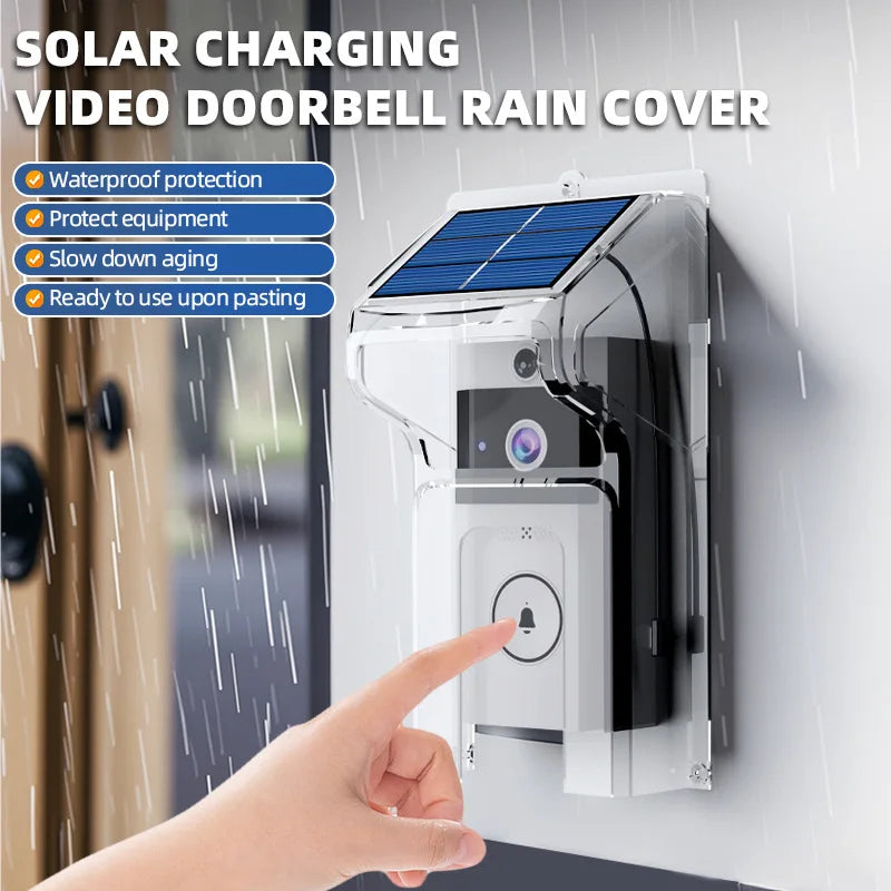 Wireless Solar Powered Wi-Fi Video Doorbell Camera