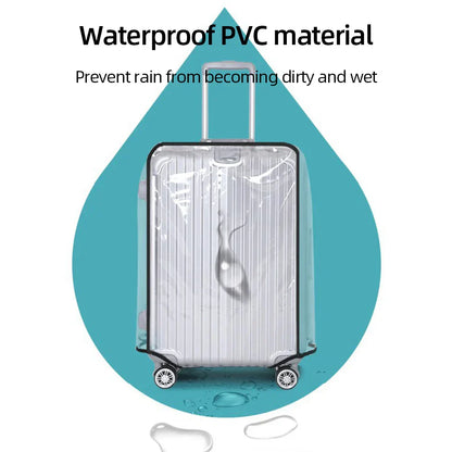 Clear Protective Travel Luggage Cover