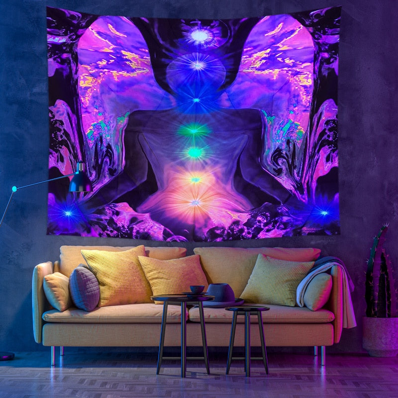 Vibrant Colorful Wall Hanging Tapestry