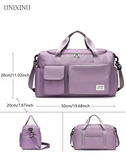 Lightweight 35L Travel Backpack with Shoe Pocket