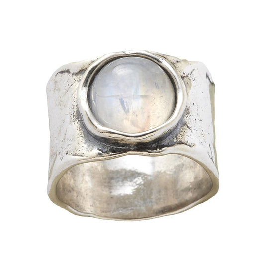 Beautiful Moonstone Sterling Silver Ring - Befez