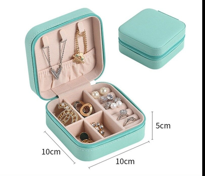 Compact Travel Jewelry Storage Case