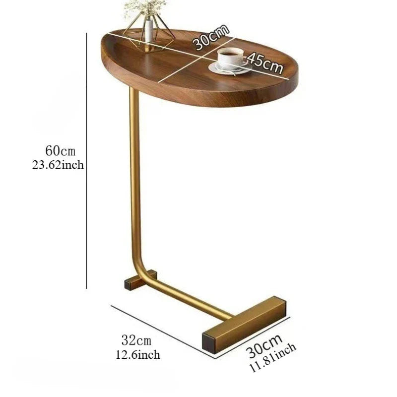 Space Saving Sofa End Table for Bedroom or Living Room