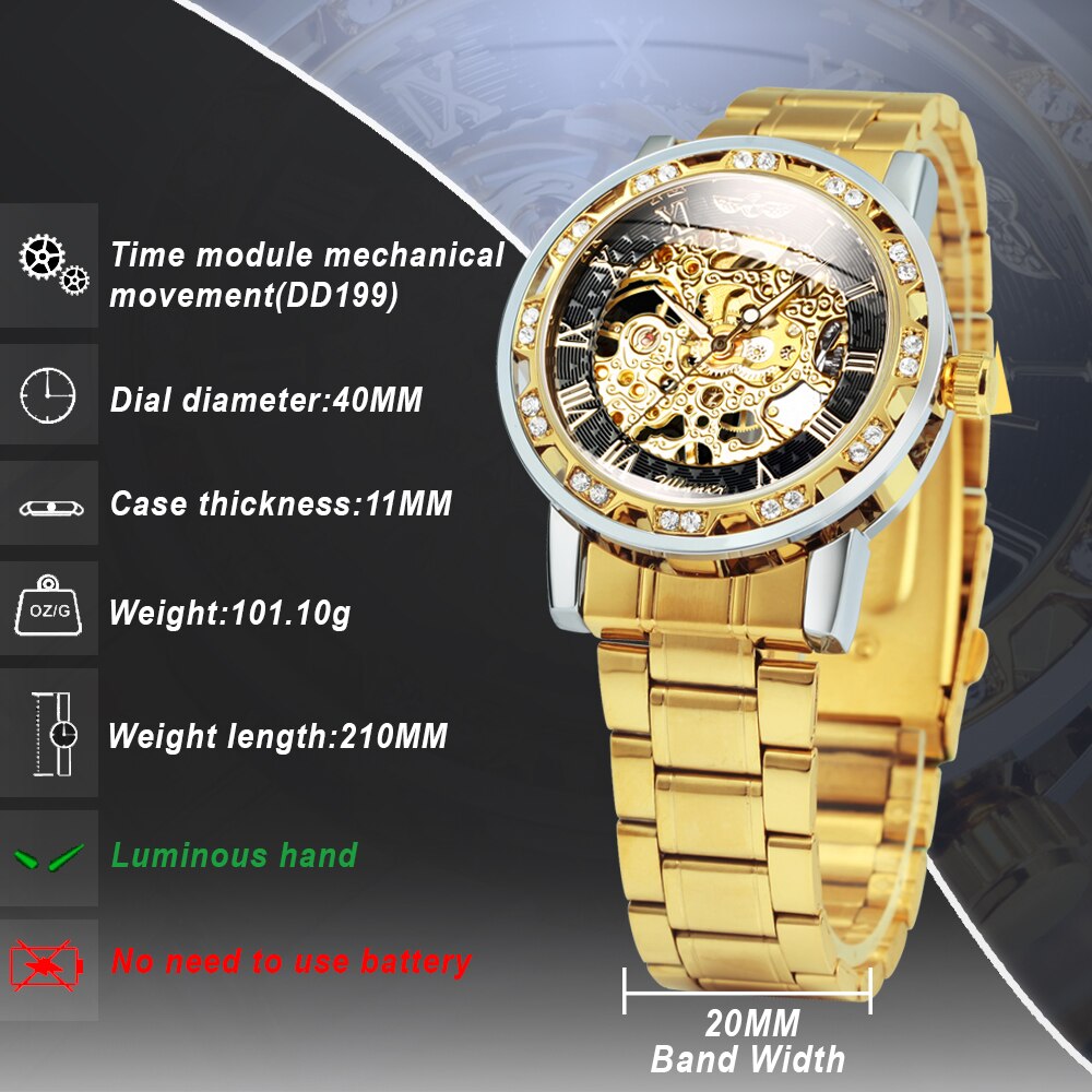 Shining Automatic Giant Skeleton Watch