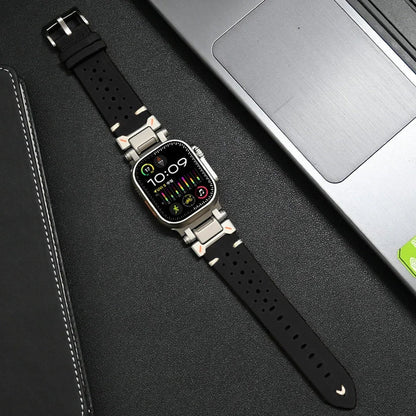 Premium Leather Apple Watch Strap - Strong and Classic Band